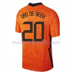 Maillot de Foot Pays-Bas Donny van de Beek 20 Domicile UEFA EURO 2020